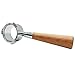 NEOUZA Espresso Coffee Portafiltro sin fondo, 51 mm, se aplica para cafetera DeLonghi EC680/EC685, sin soporte de filtro base, acero inoxidable, mango de madera sin cesta de filtro
