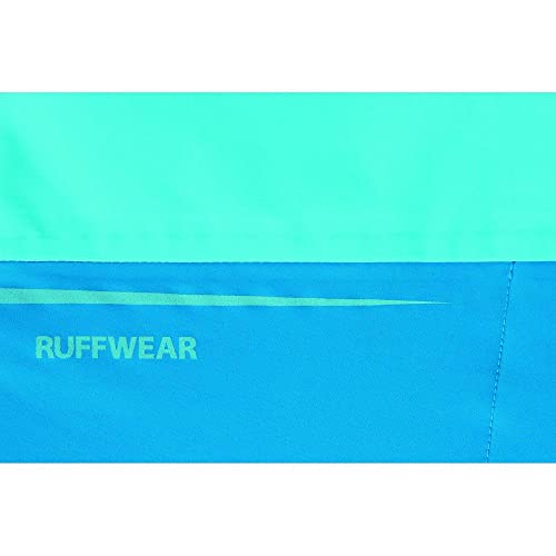 RUFFWEAR Hundejacke „Vert“, Wasserdichter Hundemantel – Atoll-Blau, XL