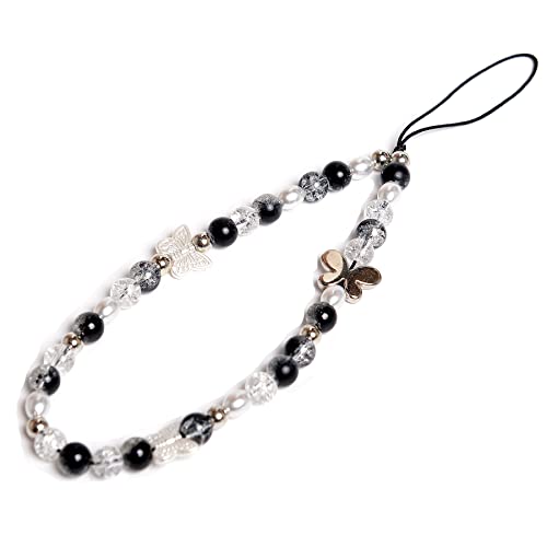 Aoerun Beaded Phone Charm Y2K Phone Strap Charm Handmade Cell Phone Lanyard Wrist Strap Kawaii Acrylic Beads Cell Phone Chain #TOP19