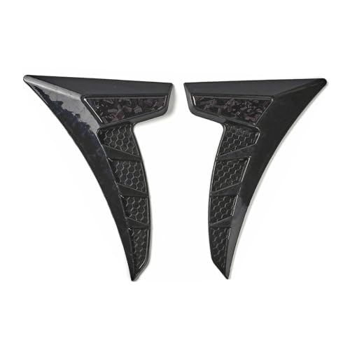 XhuangTech Stickers aérateur aile requins fibre carbone