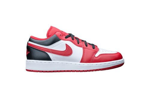 Nike Jordan Youth Air 1 Low GS 553560 163 - Size 6Y White/Gym Red-Black