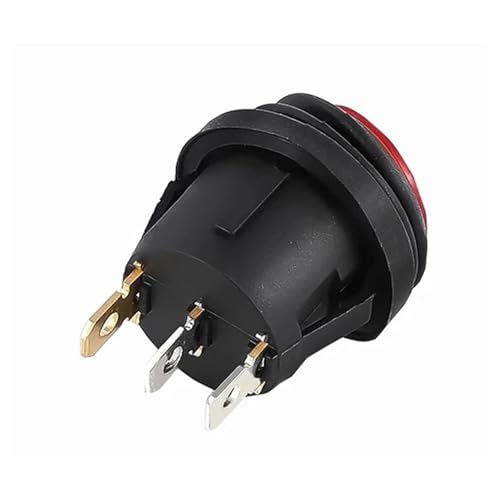 Interruptor basculante 12V SPST con botón LED amarillo para barcos y paneles eléctricos 7