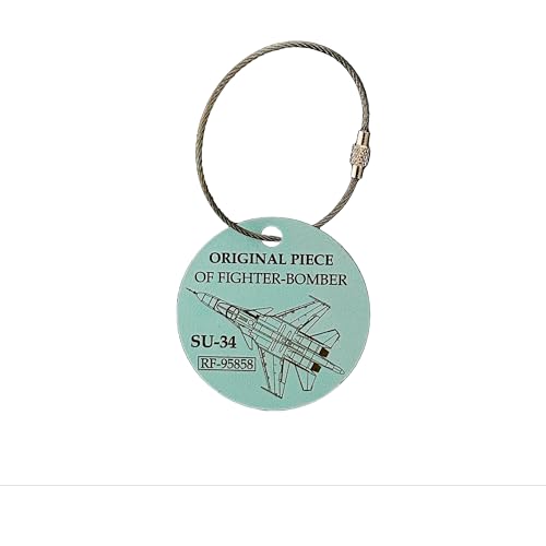 Porte-clés en peau d'avion chasseur bleu le cadeau idéal pour fan d'aéronautique