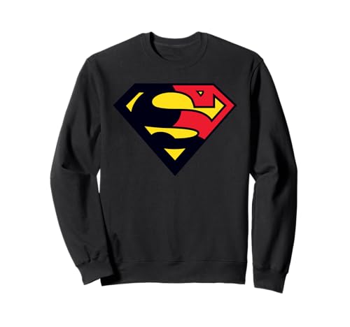 Superman Shield 1993 Felpa rosso nero