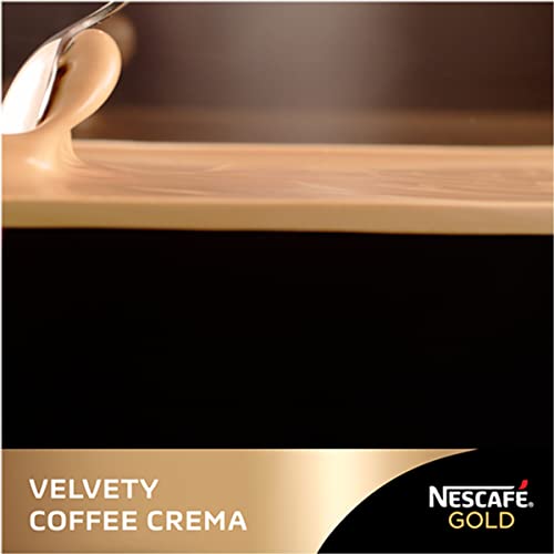 NESCAFE Instant Espresso In Jar, 3.5 Ounce Imported From The UK England Strong Tasting Rich Coffee With Velvety Coffee Crema British Instant Coffee
