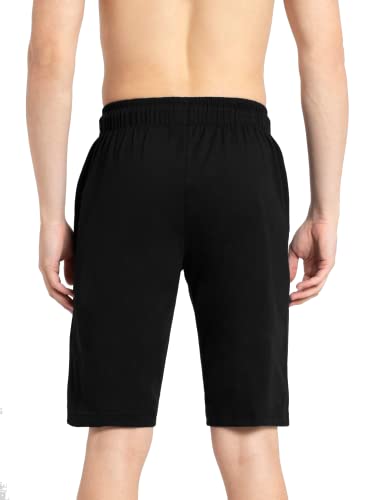 Image of KART BLACK Plus Sizes Men's Cotton Regular Fit Shorts (Pack of 3)