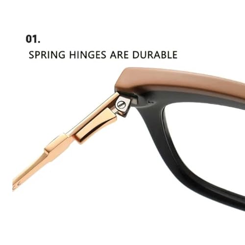 Gafas protección luz azul con patillas de resorte flex para descanso 5