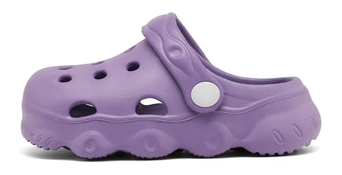 Image of INMINPIN Kids Cute Clogs Cartoon Garden Shoes Boys Girls Slides Slippers Indoor Outdoor Children Water Shower Beach Pool Sandals