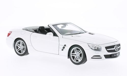 Preisvergleich Produktbild Mercedes SL 500 (R231), weiss, 2012, Modellauto, Fertigmodell, Welly 1:24