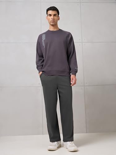 Image of TECHNOSPORT Men's Relaxed Fit Active Out Parachute Track Pant with Elasto Plus for Gym, Running, Training & Workout Wear
