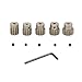 Globact 32P 3.175mm 12T 13T 14T 15T 16T Pinion Motor Gear Set with Hex Key for 1/10 RC Car Brushed Brushless Motor