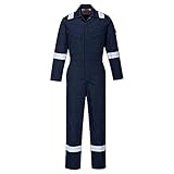 Bizflame Plus Ladies Coverall Color: Navy Talla: Large