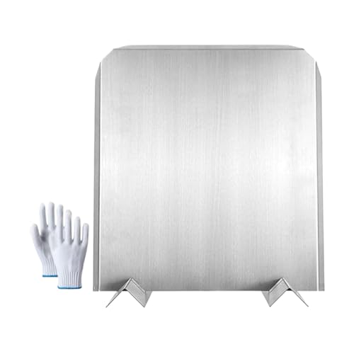 Panel reflectante de calor para chimenea que evita pérdidas térmicas en pared 2