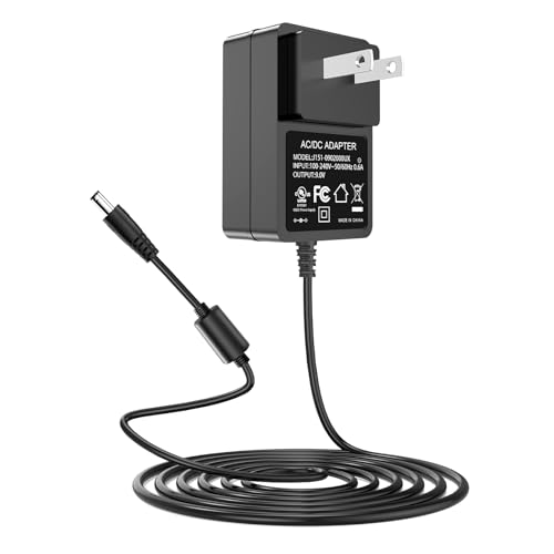 Guitar Pedal Power Supply, UL Listed 9V DC Power Supply Center Negative Compatible with Boss Roland Vox Stomplab JOYO Wah Pedals Casio Keyboards Behringer Musical Instruments 9Vdc Power Cord