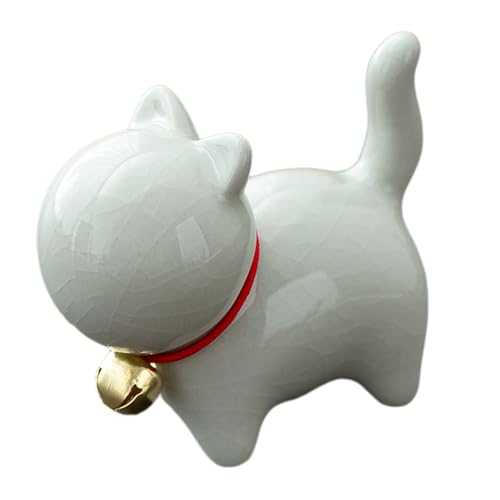 Toilet Caps - Decorative Toilet Caps Cat Design, Ceramic Cute Animal Covers, Easy Installation, Universal Fits All, No Need to Cut The | Bathroom Accessories Home Office Kids Friendly