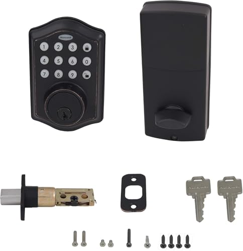 Honeywell 8712409 Electronic Entry Deadbolt with Keypad, Oil Rubbed Bronze thumbnail 7