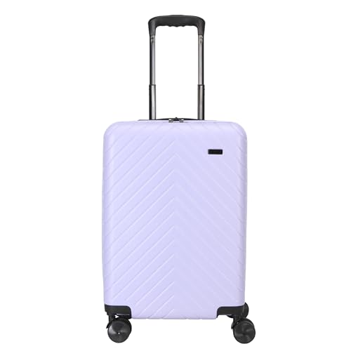 TRIPS RIDGELINE 20-Inch Carry-On Lightweight Durable Hardside 8-Wheel Spinner Cabin Size Luggage Lavender