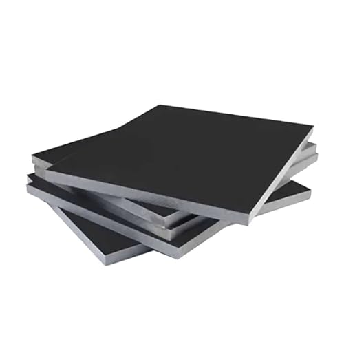 Placas de baquelita de resina, placas negras de 3-20 mm de espesor, placas fenólicas aislantes, 100 × 100, resistentes a altas temperaturas (8 x 100 x 100 mm, 1 unidad)