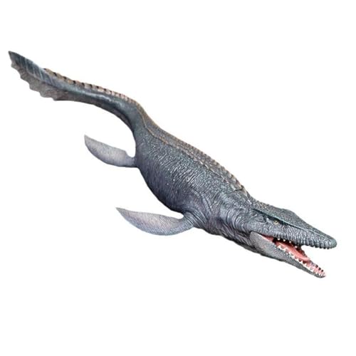 Image of SmilerSmile 11 inch Mosasaurus Figurine Plastic Sea Creature Toy for Toddlers | Solid PVC Action Figure, Simulation Sea Animals, Educational Ocean Animal Model, Non-toxic Safe Bath Toy for Kids