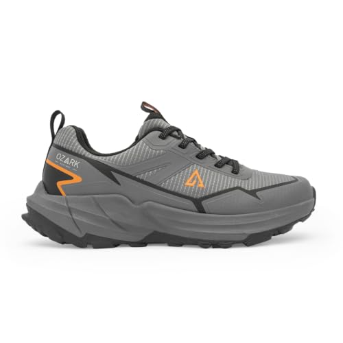 Image of Red Tape Ozark Green & Black Trekking Shoes for Men | High-Top Outdoor