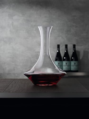 Spiegelau Authentis Decanter Set of 1 - European-Made Crystal, Modern Wine Decanter for Red or White, Dishwasher Safe, Professional Quality Wine Gift - 1.0 L/35.3 oz - Thumbnail 3