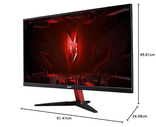 Acer Nitro KG272Ebmiifx, Monitor Gaming PC 27'', Display IPS Full HD 100 Hz, 1 ms (VRB), 16:9, FreeSync, VGA, HDMI (1.4), Lum 250 cd/m2, ZeroFrame, Speaker Integrati, Audio In/Out - Monitor - Immagine 6