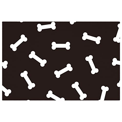Sets de table anti-taches lavables pour protéger le sol des gamelles - 2