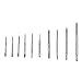 Produktbild Gewindebohrer Set M1 bis M3,5, gerade, geriffelt, Handwerkzeug-Set, 10 Stück