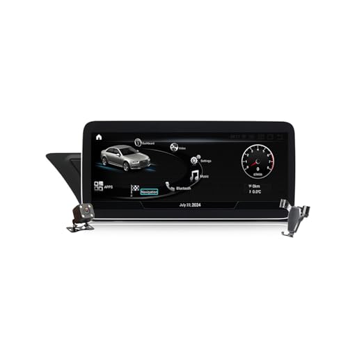 Estéreo 2 Din Android 13 para Audi A4 A5 RS4 2009-2016 con GPS satelital, WiFi 4G y pantalla multimedia
