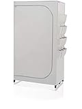 Lieferumfang - Leifheit Kleiderschrank, 16 seitliche Taschen für Schuhe, 90 x 50 x 160cm, grau, Artikelnummer 80002