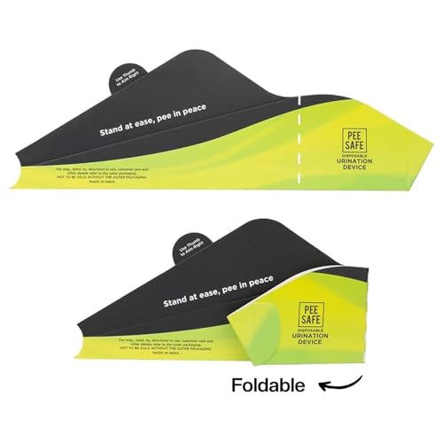 PEESAFE Pee Safe Foldable & Disposable Female Urination Device - 24 Units | For Women, Pregnant Women, Joint Pain Patients & Travelers | Easy To Carry | Reduces The Risk Of UTI