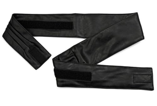 Women Black Corset Belt Dress Wide Belts Obi Belt Waist Cinch S-L4