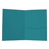 Posh Pocket - Colors Matt Aqua Blue, 25 Pack