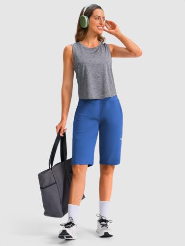 Image of SANTINY 14 inch /12 inch Long Shorts for Women