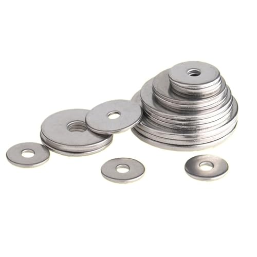 Mdingbao-V[bV[ M16-M36 Plain Washers 304 Stainless Steel Gasket Metal Screw-flat Washer, Ƒϋv(M16X60X4.0(2Pcs))