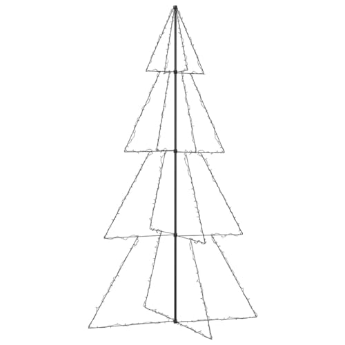 Arbre de Noël cône extérieur 360 LED blanc chaud