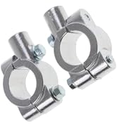 Candado Para Casco De Moto Negro, Universal Para Manillares De 0.9 Pulgadas (22mm), Con 2 Llaves