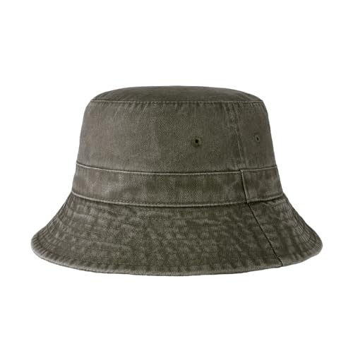 Image of Hot Summer Bucket Hat Trendy Cotton Sun Cap for Beach Golf Fishing | Breathable cotton, fun outdoor vacation style, packable boonie design for men and women