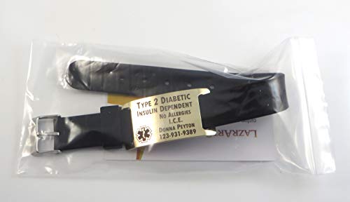 Premium Alzheimers Dementia/Identification Bracelet - Free Dark Laser Engraving Custom Personalization3