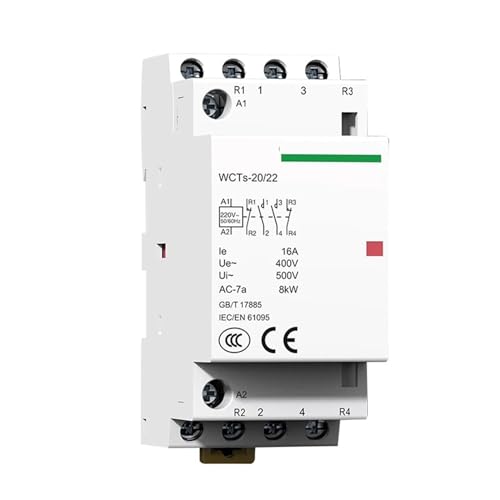 Contacteur domestique WCTs 16A 4NC module interrupteur commande 230V AC - 2