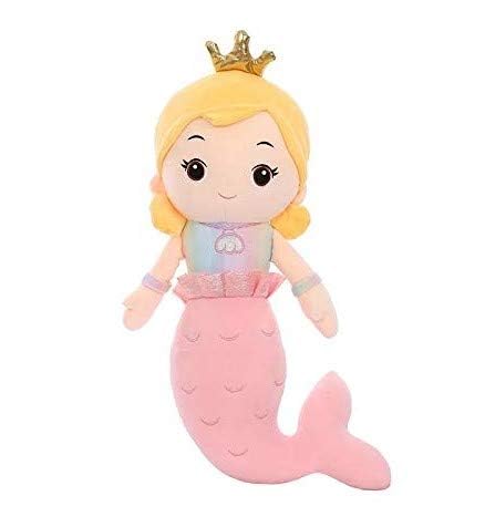 HUG 'n' FEEL SOFT TOYS Random Color Mermaid Soft Doll Stuffed Plush Toy for Kids Girls Birthday Gifts Decoration (Size: 30 cm Color: Pink)-image-38
