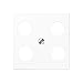 Produktbild Jung A561-4SAT1WW Abdeckung f. SAT-TV-Steckdose Hirschmann