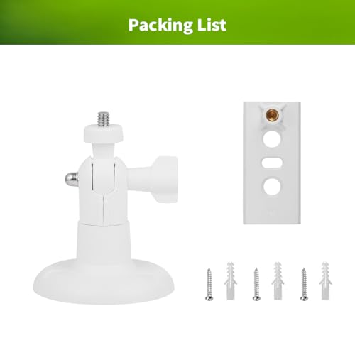 Image of 2Pack 360 Adjustable Wall Mount for Ring Spotlight Cam Battery /Cam Plus /Pro (Battery), Perfect View Angle for Your Surveillance Camera System
