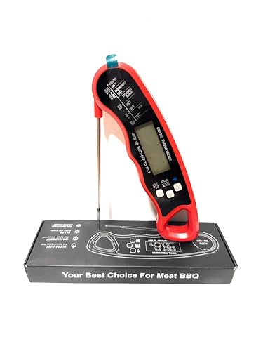 Digital Meat Thermometer for Cooking – Instant Read, Waterproof, Fast and Accurate, Perfect for Grilling, BBQ, Oven, and Kitchen Use