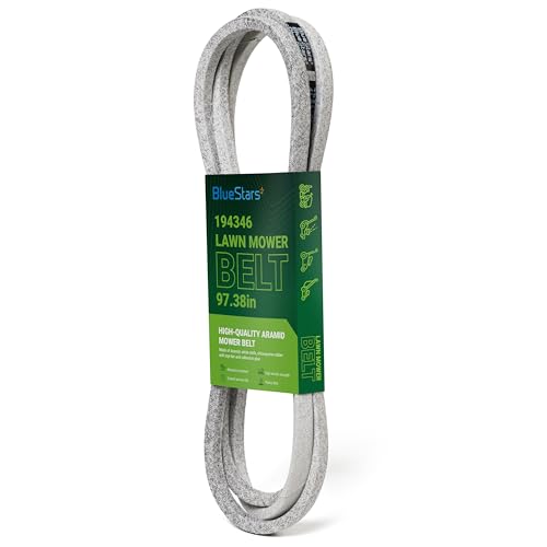 Image of BlueStars 194346 Ground Drive Belt | Aramid Cord | 1 /2 inch x 97 3 /8 inch | Ground Drive Belt - For AYP Husqvarna 194346 532194346 Ariens 21546332 Murray 037X87MA 37X87 Lawn Mower Tractor