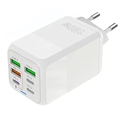 Caricatore USB C, Caricatore rapido Tipo C da 150W, Adattatore a 6 porte (3-PD tipo C porta + 3-QC USB A porta), Compatibile con iPhone 11/12/13/14/15 serie/XS/XR / 8 / iPad,Adattatore multiporta