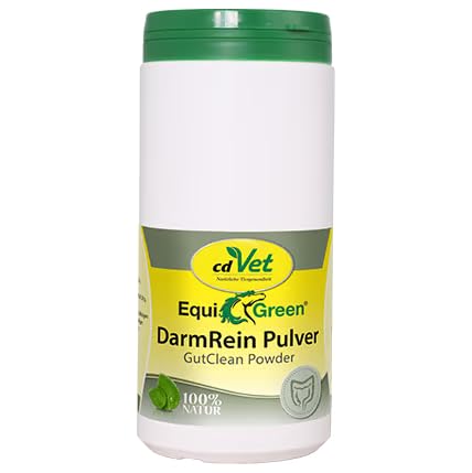 EquiGreen DarmRein Pulver 600 g | Ergänzungsfuttermittel für Pferde zur ernährungsbedingten Unterstützung der Darmflora