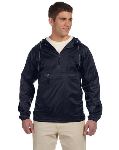 Packable Nylon Jacket - Navy - 2XL2