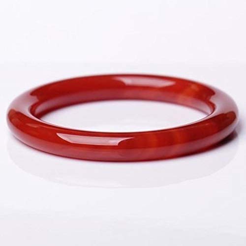 DWXN Frau Rote Runde Achat Jade Armband Schmuck Geschenk 58mm Cover