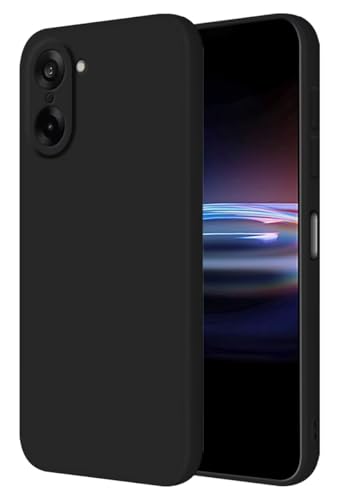 HONLEN Etui kompatybilne z OnePlus Nord CE 5 5G / OnePlus Nord CE5 5G, (6,77 cala) Płynny TPU Silikonowy pokrowiec z powłoką zapobiegającą zarysowaniom, miękka powłoka czarna